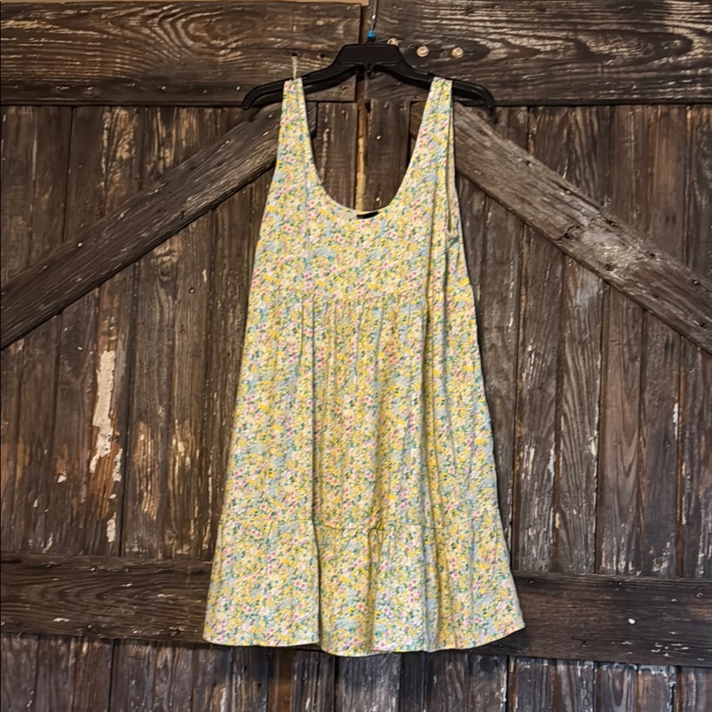 Torrid Yellow Floral Print Top